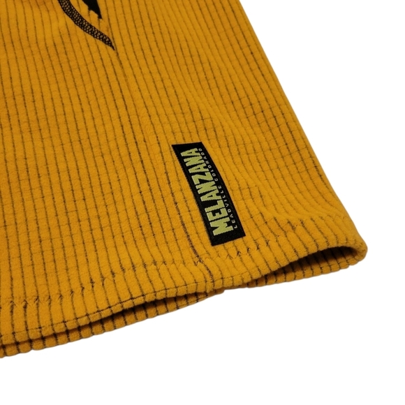 NEW 2025 Melanzana Men's XL Micro Grid Hoodie V2 SUNFLOWER Yellow Gold - Picture 4 of 7
